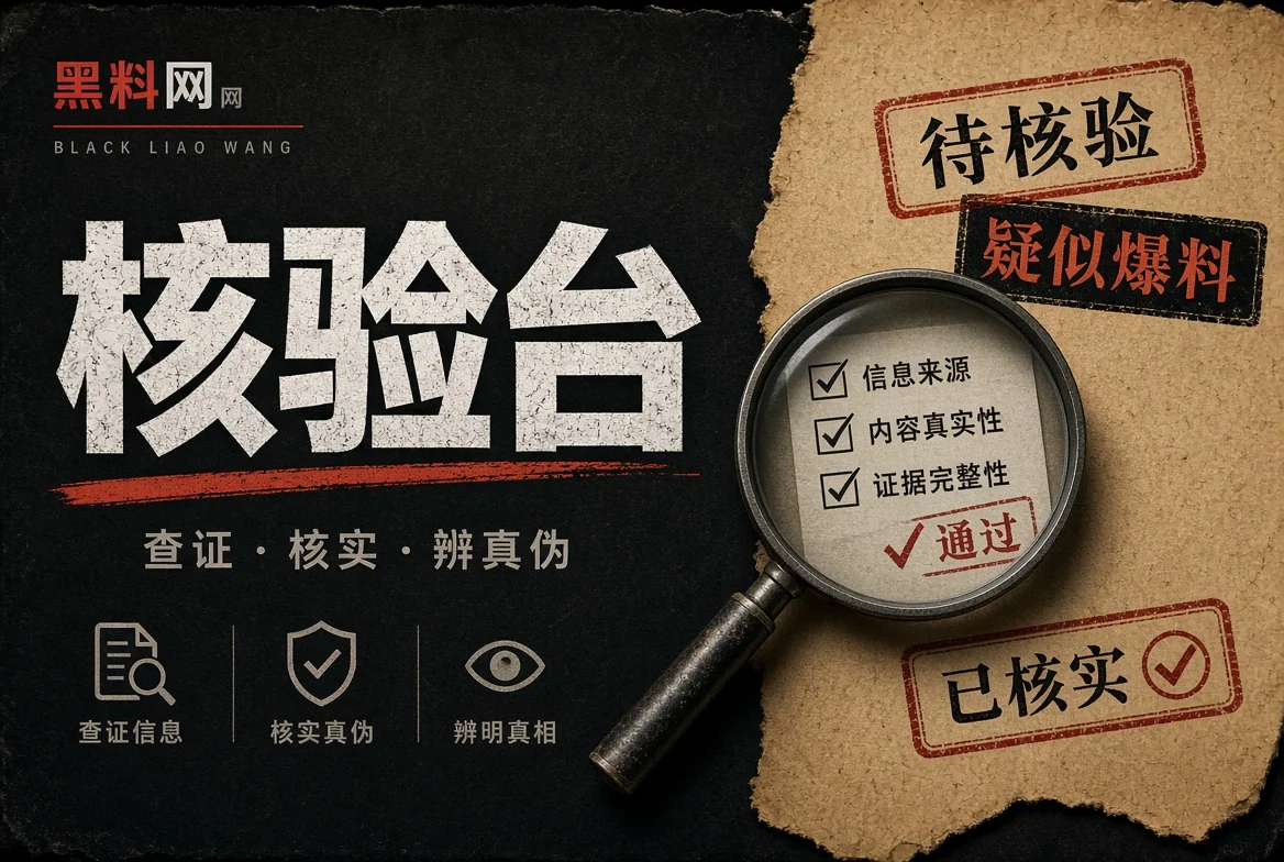 信息查证的出处与证据范围